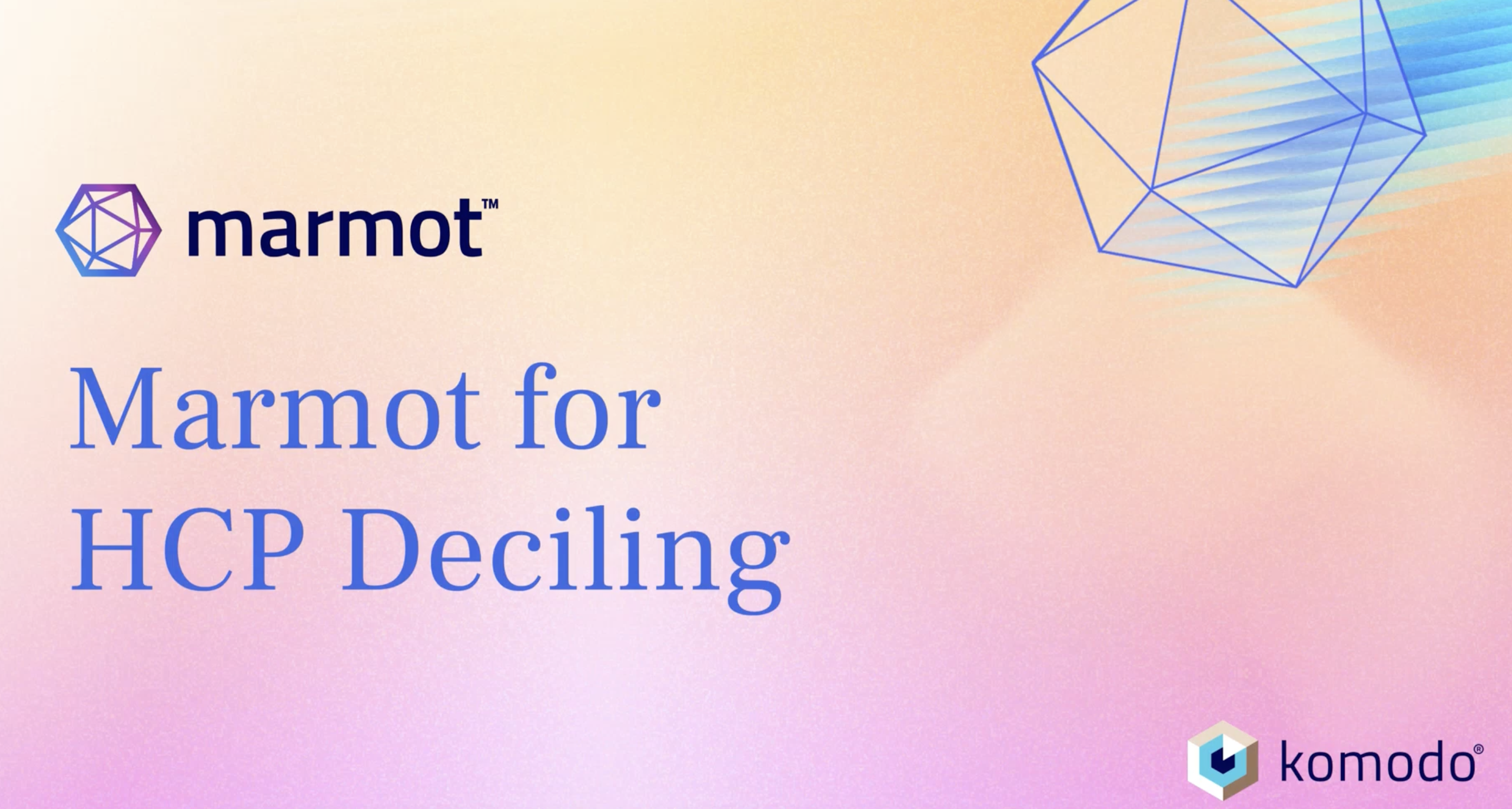 Marmot for HCP Deciling