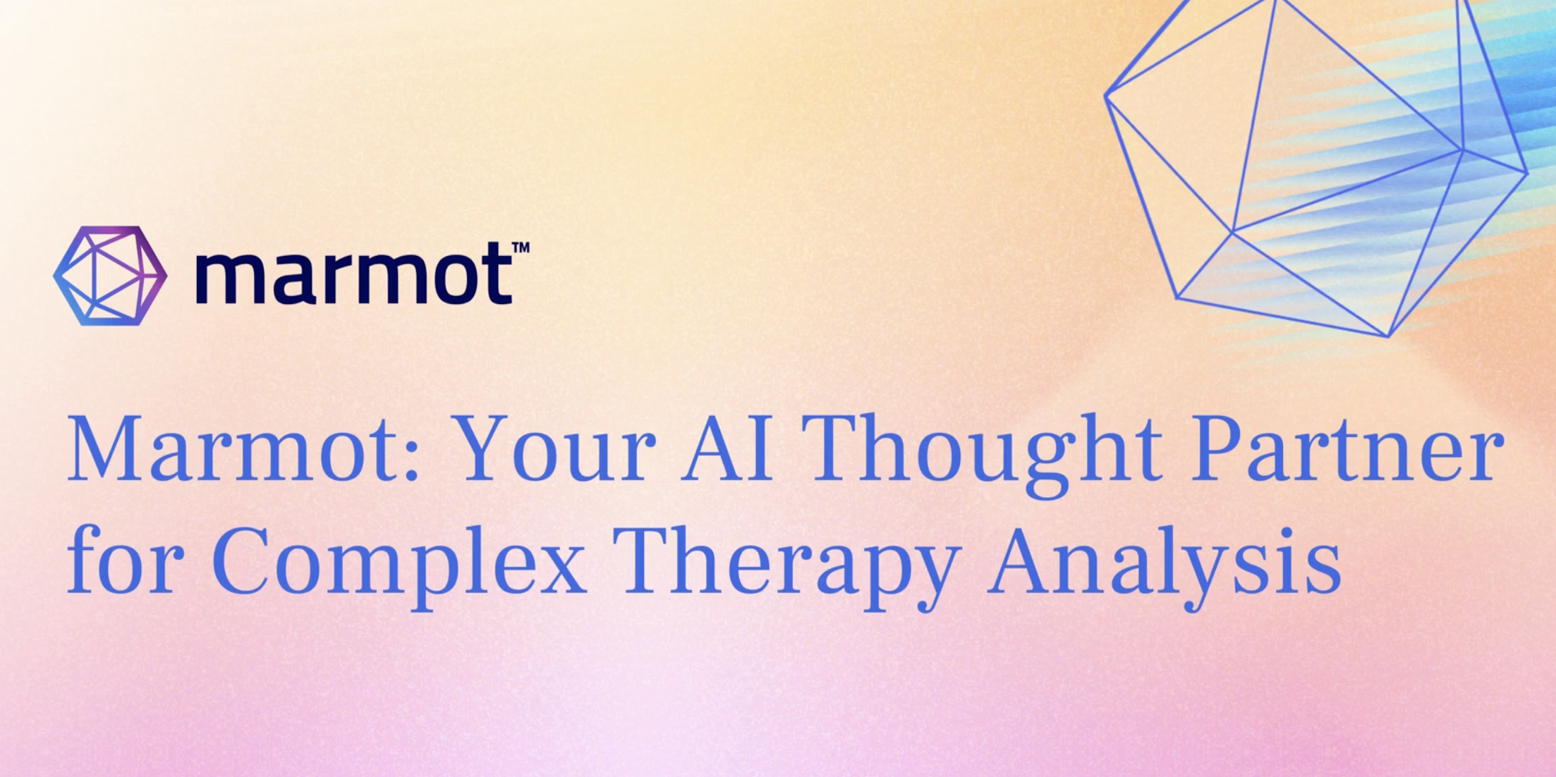 Marmot: Your Thought Partner for Complex Therapy Analysis